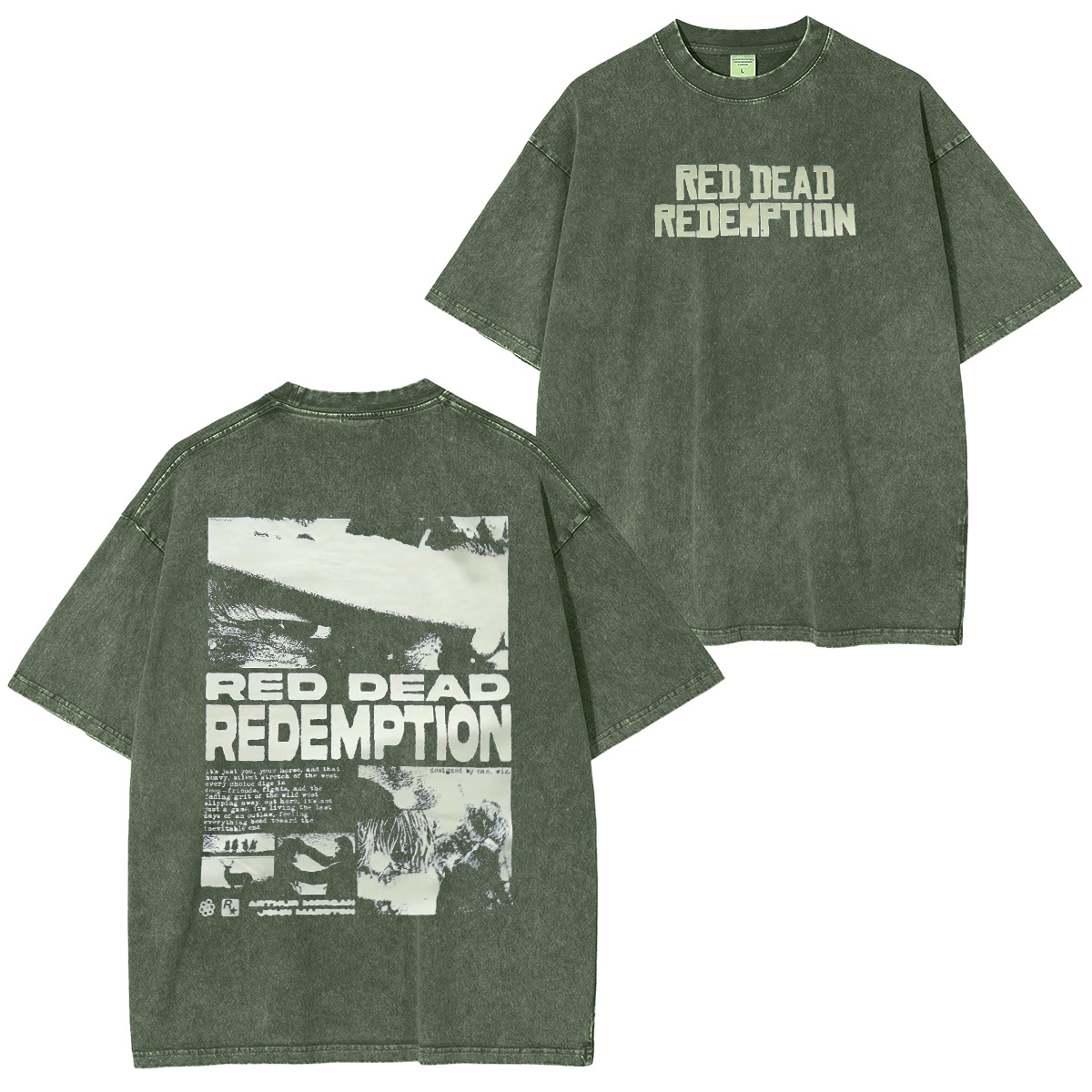 Red Dead Redemtion2 Character Print T-Shirt
