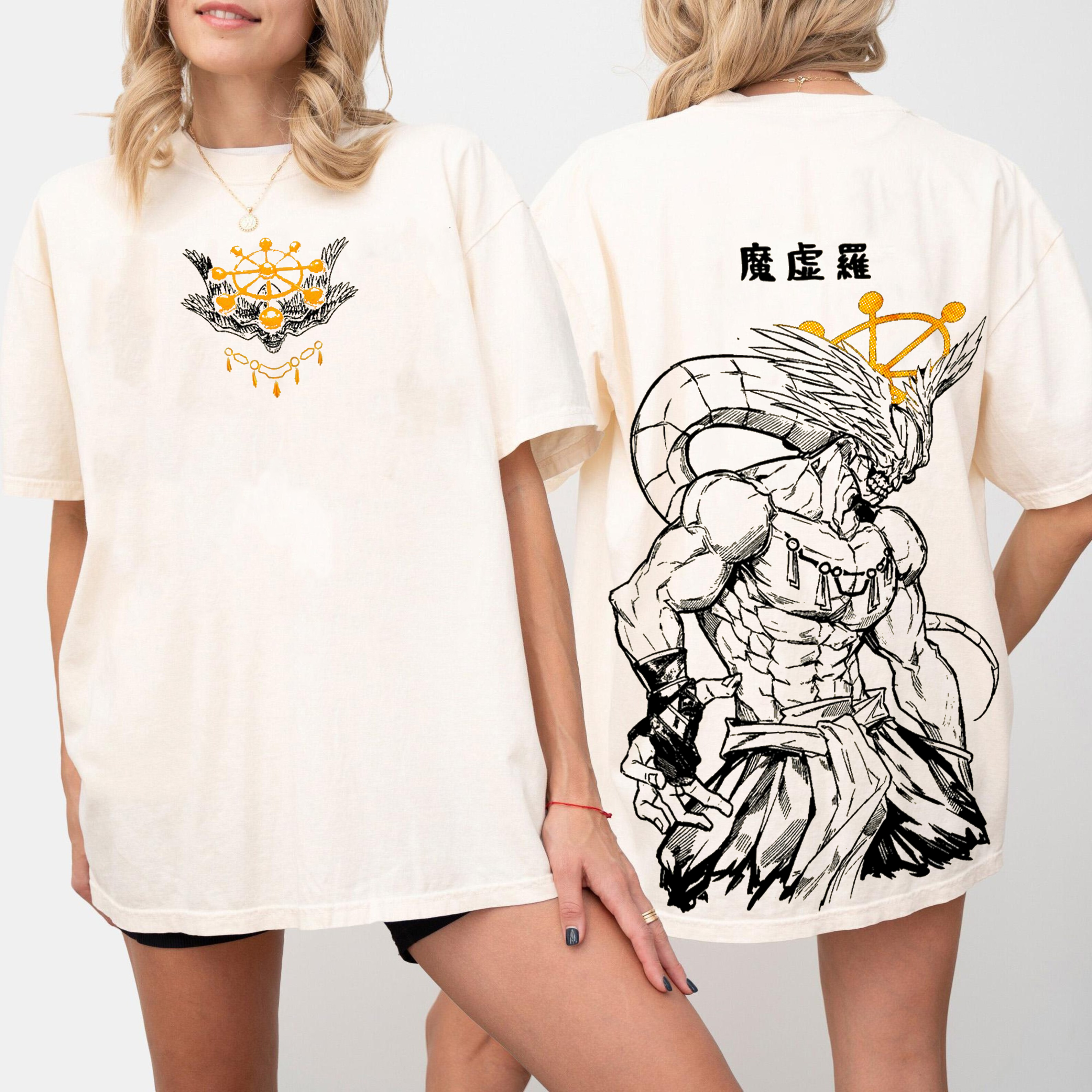 Mahoraga,Jujutsu Kaisen  Anime  Vintage Oversized T-shirt/Crewneck/Hoodie