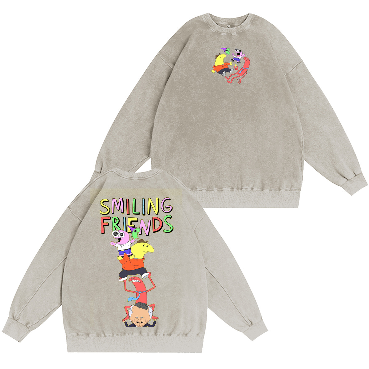 Smiling Friends Oversized T-shirt/Crewneck/Hoodie