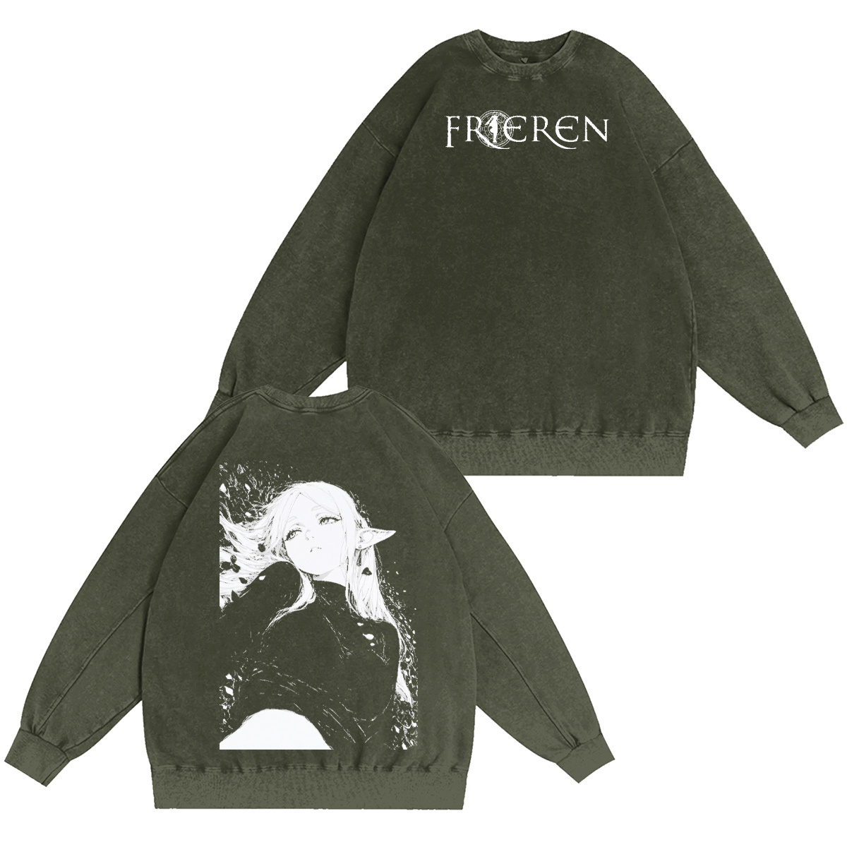 Frieren: Beyond Journey's End Washed T-shirt/Crewneck/Hoodie