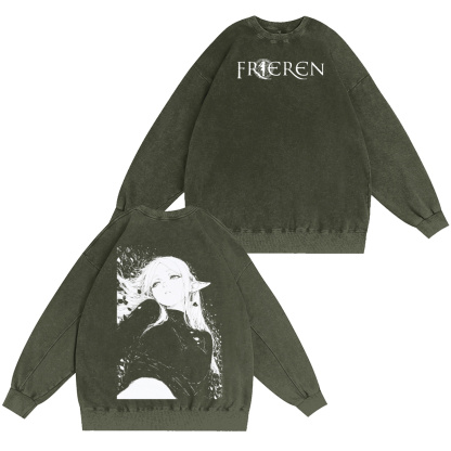Frieren: Beyond Journey's End Washed T-shirt/Crewneck/Hoodie