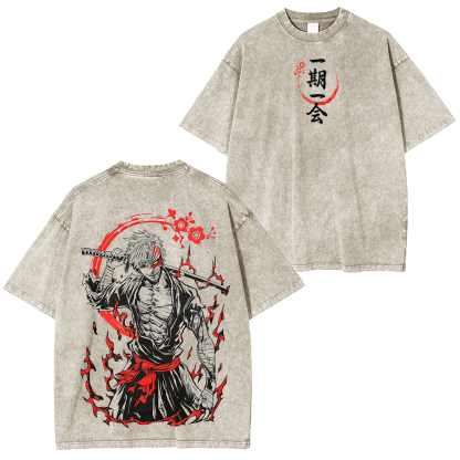 BLEACH Ichigo Kurosaki Bankai  Washed T-shirt/Crewneck/Hoodie