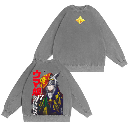 Uma Musume Pretty Derby Vintage Washed T-shirt/Crewneck/Hoodie