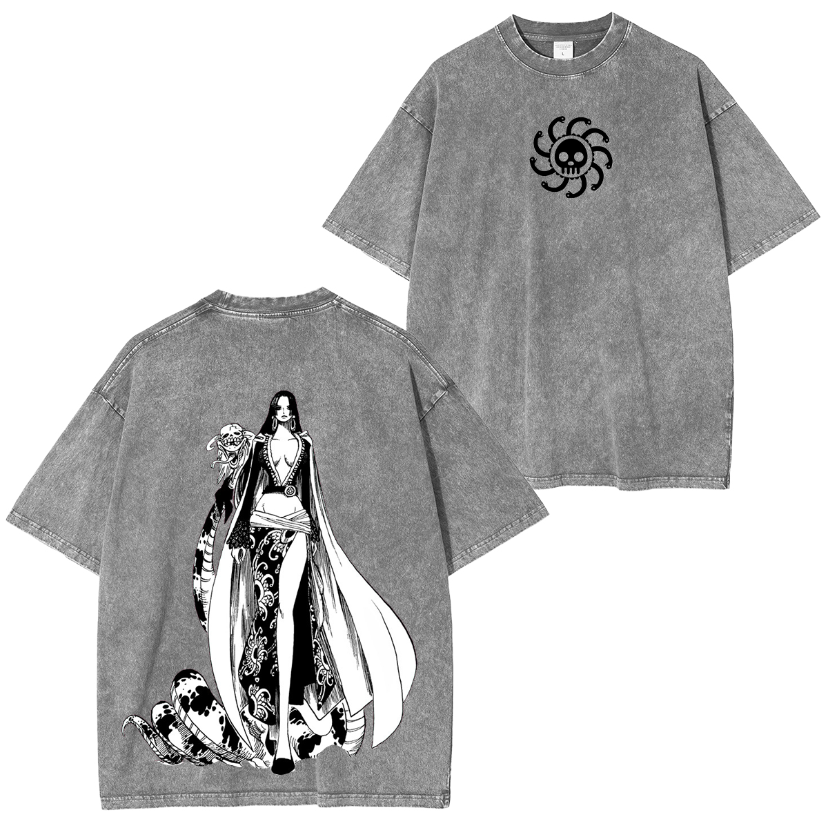 One Piece Boa Hancock Washed T-shirt/Crewneck/Hoodie