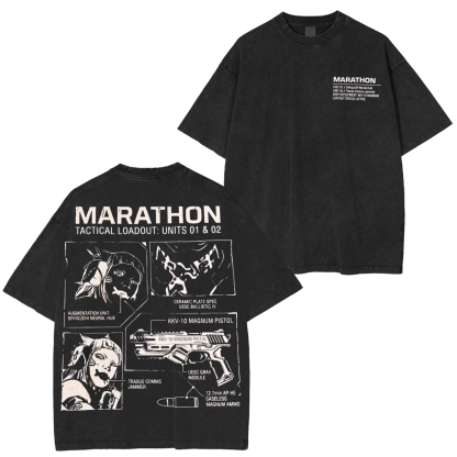 Marathon Washed T-shirt/Crewneck/Hoodie