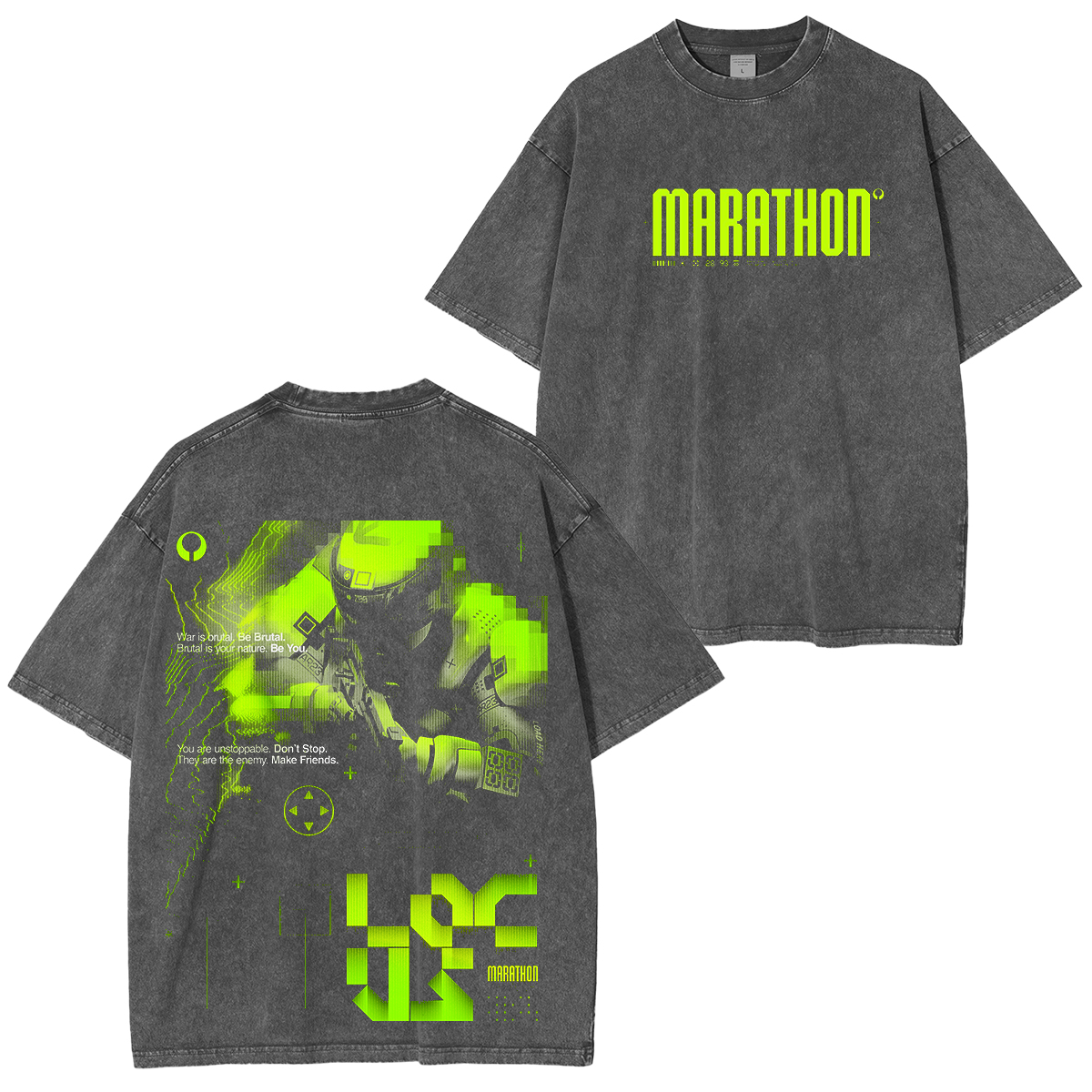 Marathon Game Washed T-shirt/Crewneck/Hoodie