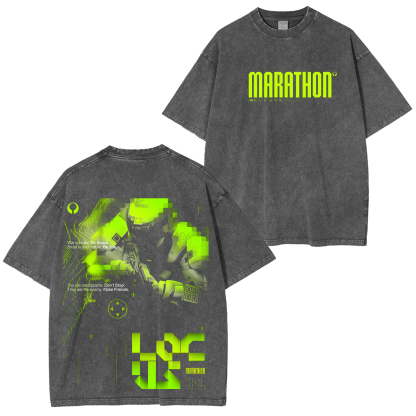 Marathon Game Washed T-shirt/Crewneck/Hoodie