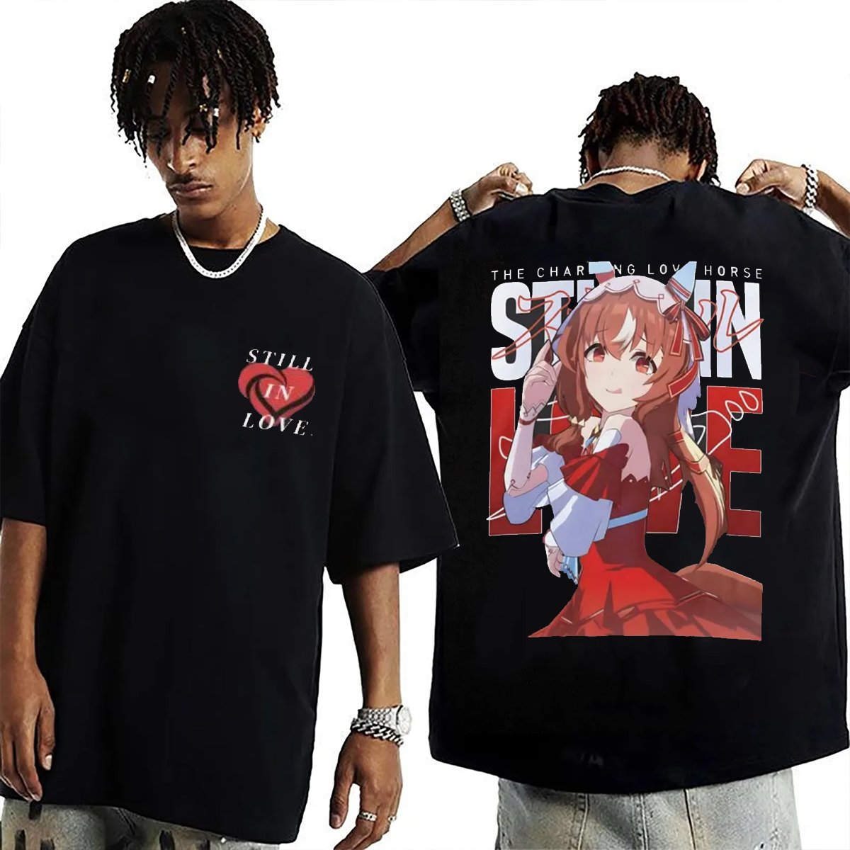 Still in Love umamusume Oversized T-shirt/Crewneck/Hoodie