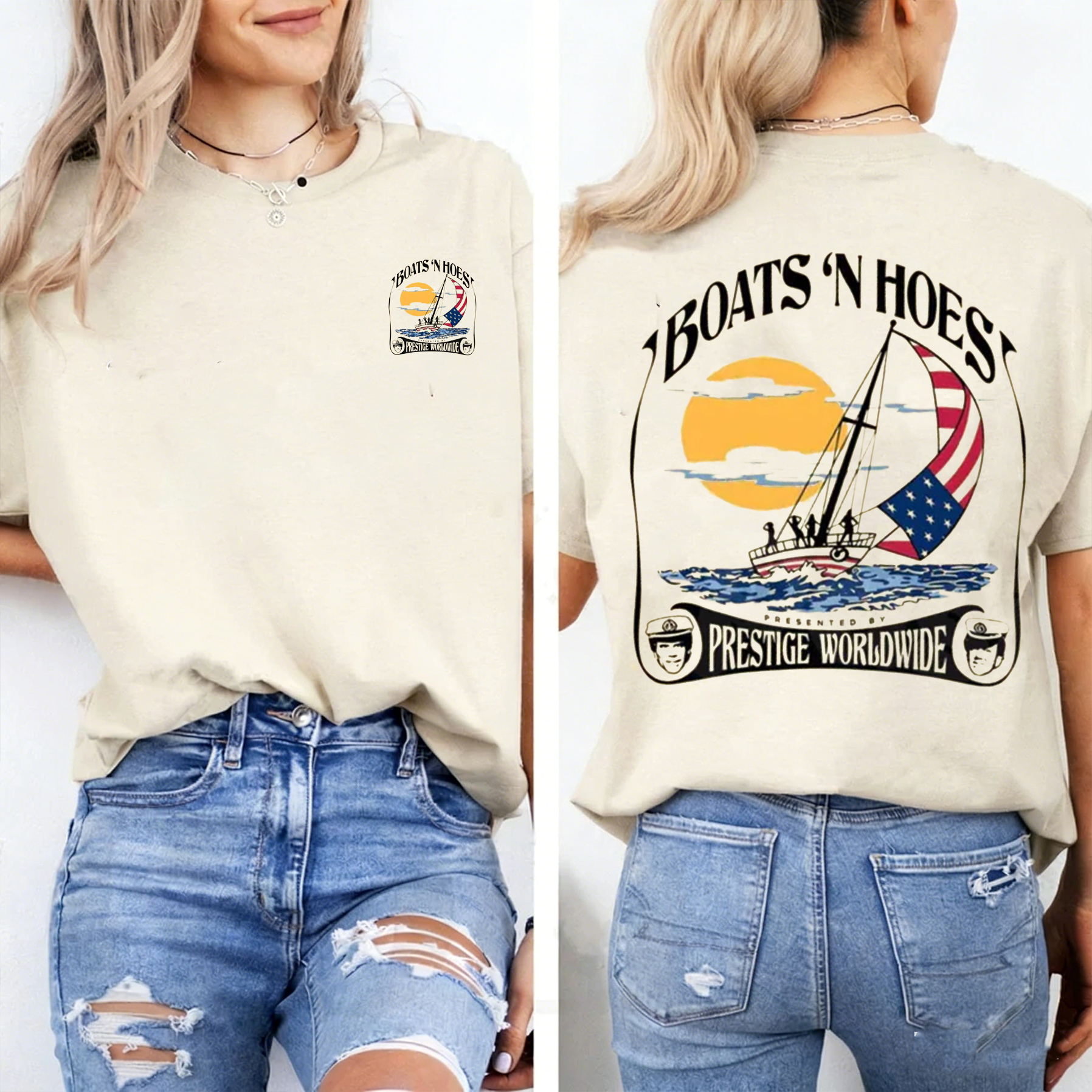 Comfort Colors® "Boats and Hoez"Unisex Shirt/Crewneck/Hoodie