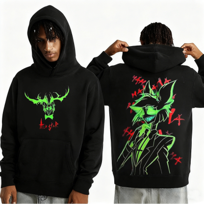 Hazbin Hotel RED ALASTOR Oversized Unisex T-shirt/Crewneck/Hoodie
