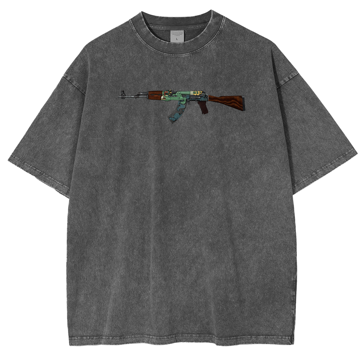 AK-47 | Fire Serpent Vintage Unisex Washed T-Shirt