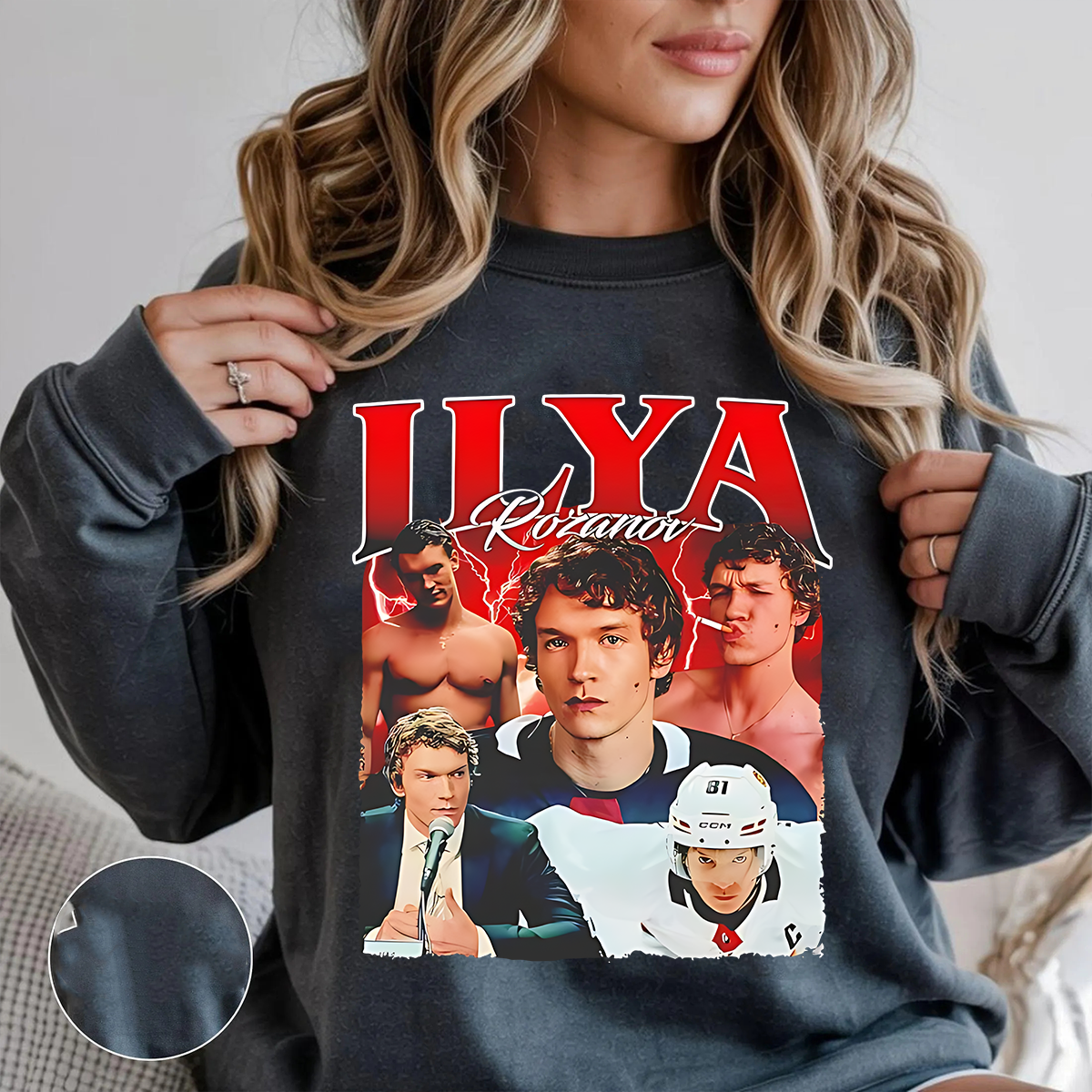 Ilya Rozanov Boston Raiders NHL graphic Unisex T-shirt/Crewneck/Hoodie