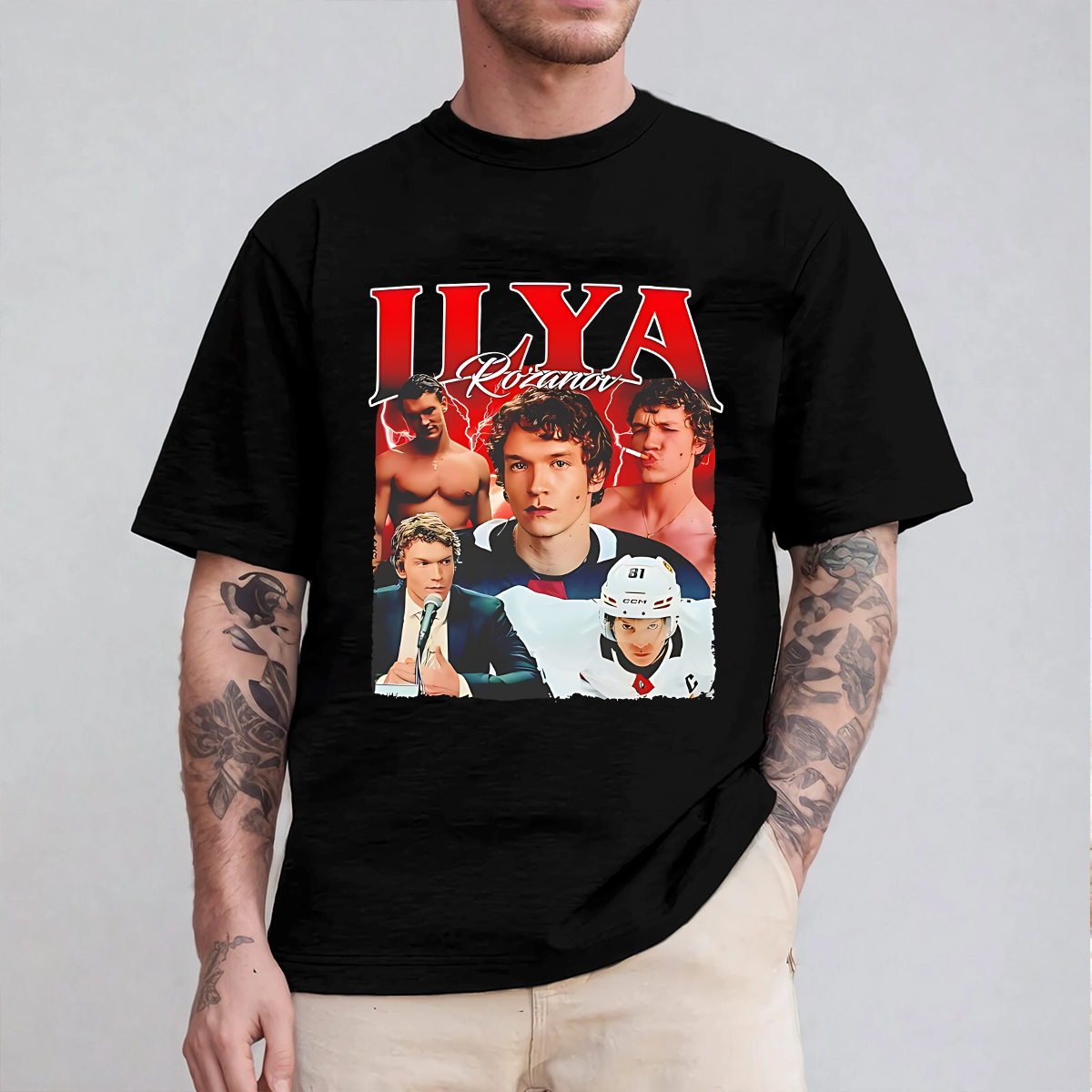 Ilya Rozanov Boston Raiders NHL graphic Unisex T-shirt/Crewneck/Hoodie