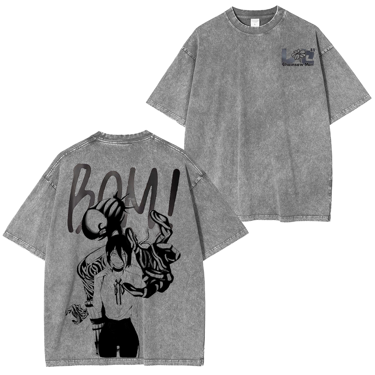 Chainsaw Man Vintage Washed T-shirt/Crewneck/Hoodie