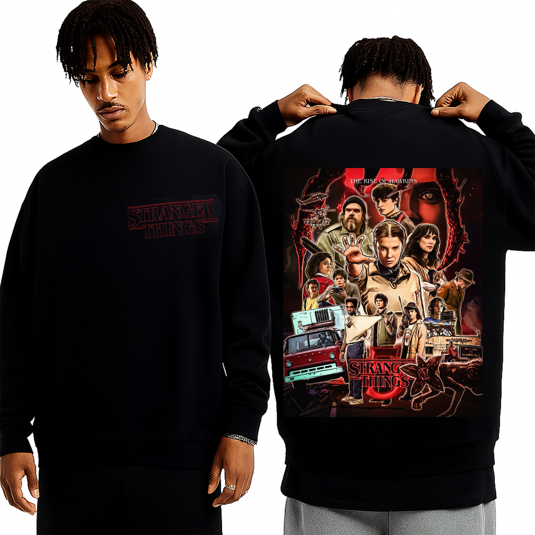 Stranger Things Vintage Makima T-shirt/Crewneck/Hoodie