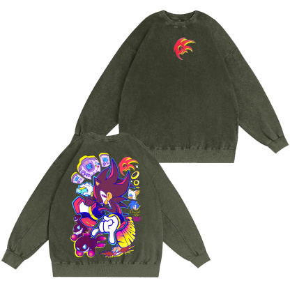 Shadow the Hedgehog Vintage Washed T-shirt/Crewneck/Hoodie