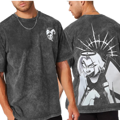 Hazbin Hotel Vintage Oversized T-shirt/Crewneck/Hoodie