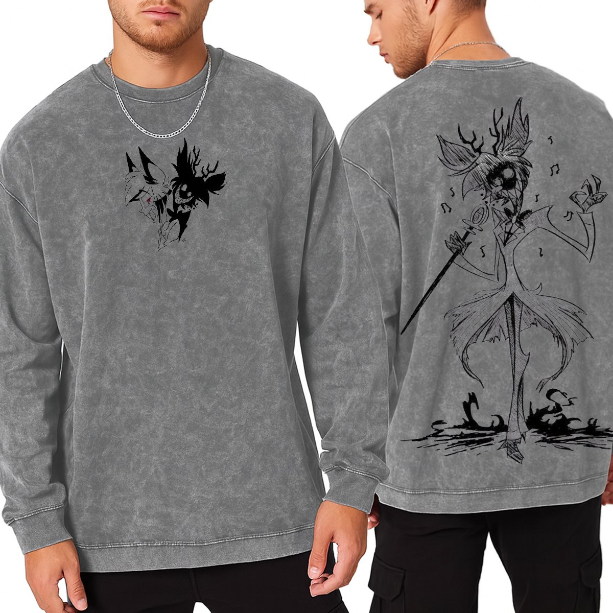 Hazbin Hotel Alastor Oversized Unisex T-shirt/Crewneck/Hoodie