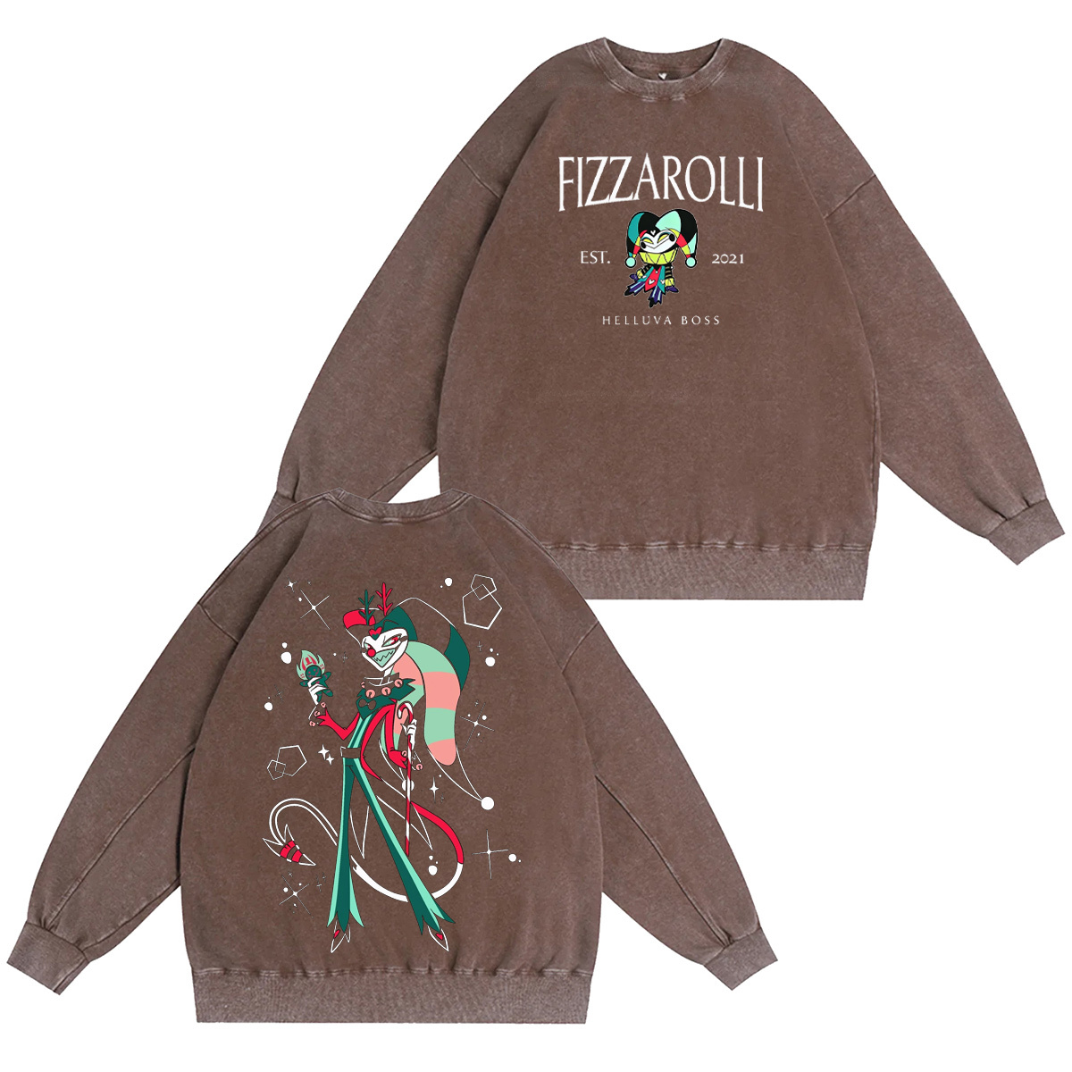 Fizzarolli Helluva Boss Oversized T-shirt/Crewneck/Hoodie