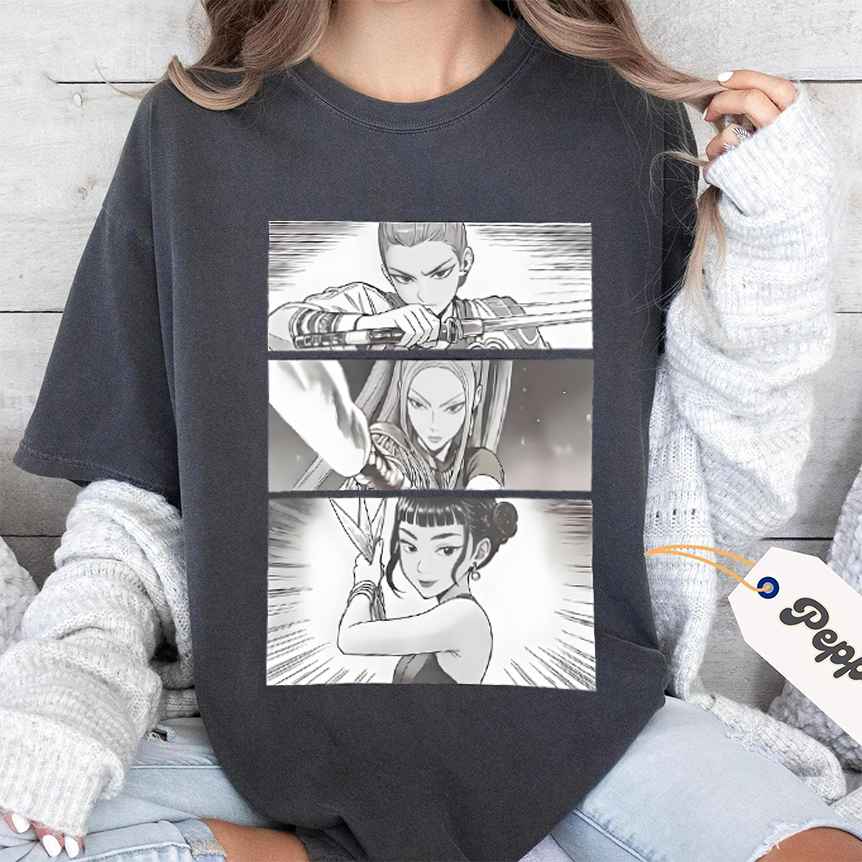 Kpop Demon Hunters Huntrix World Tour T-shirt