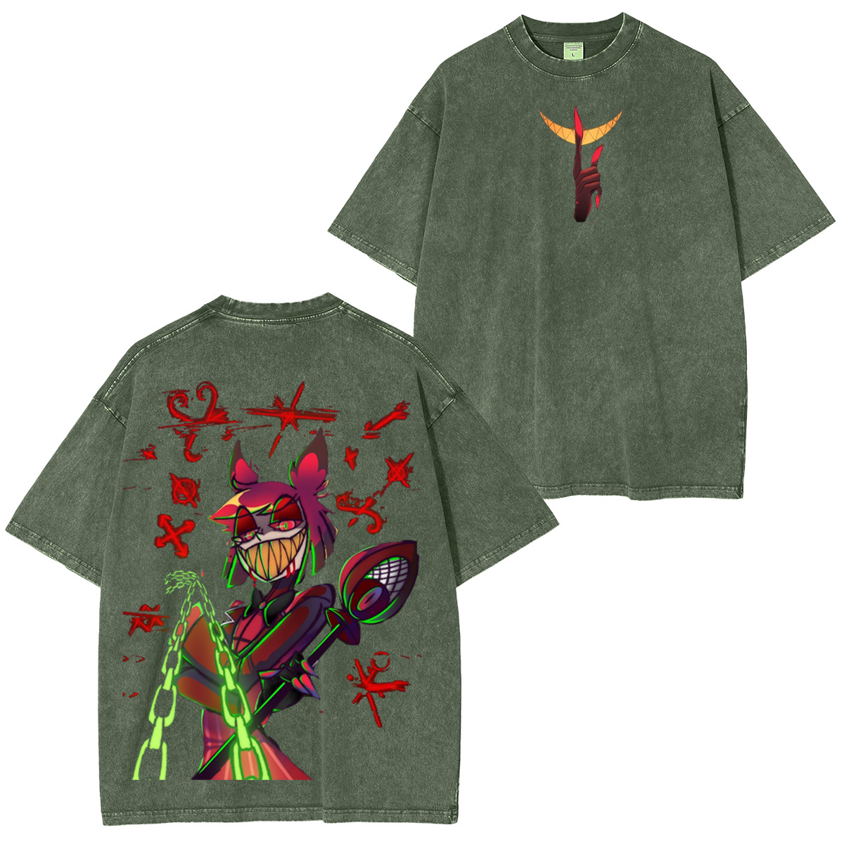 Alastor Hazbin Hotel Oversized T-shirt/Crewneck/H