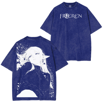 Frieren: Beyond Journey's End Washed T-shirt/Crewneck/Hoodie