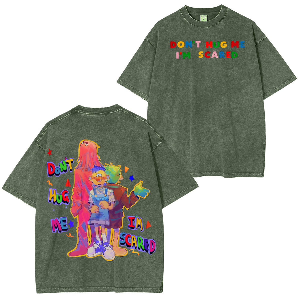 Don't Hug Me I'm Scared,DHMIS Washed T-shirt/Crewneck/Hoodie