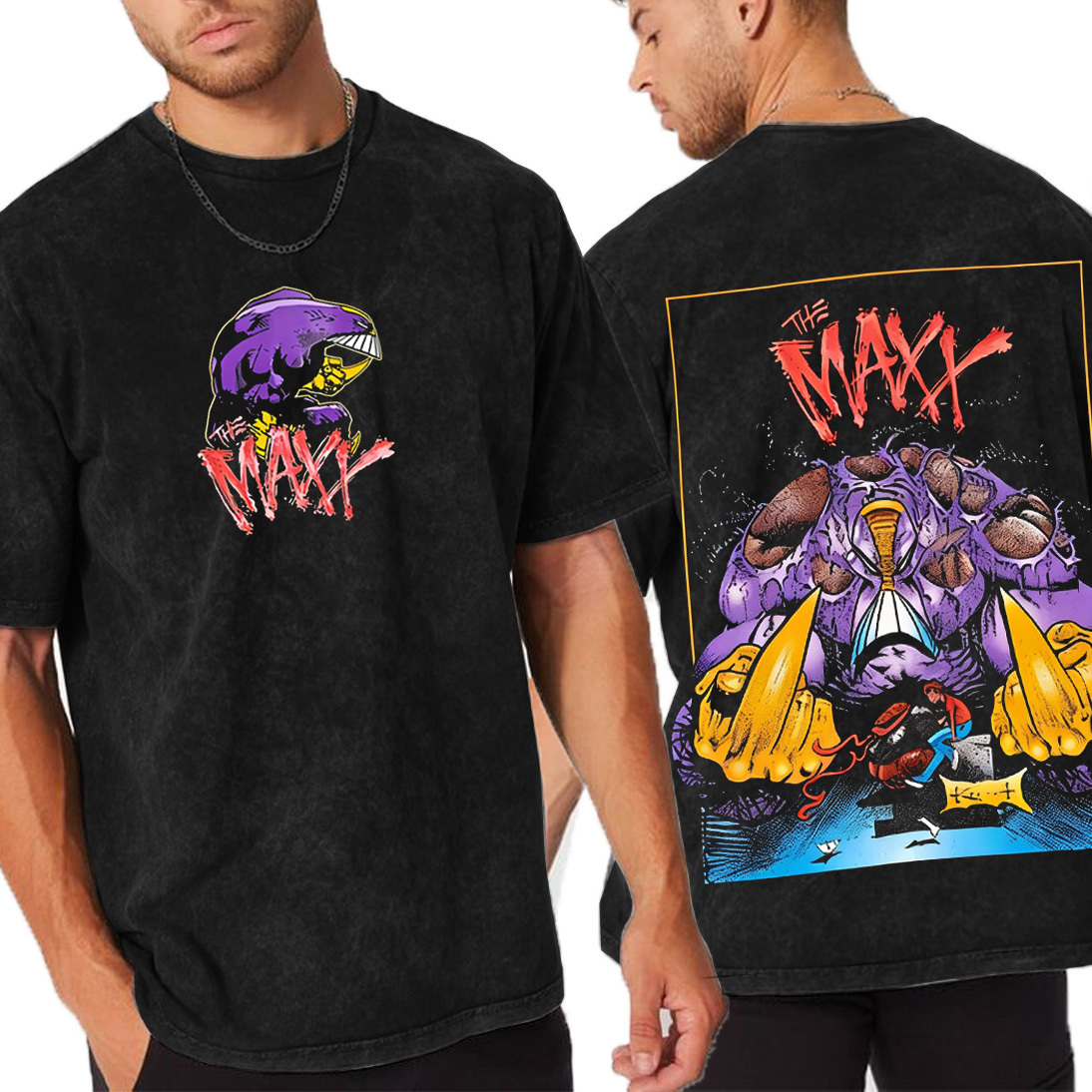Vintage 90s The Maxx Comic Vintage Unisex Washed T-Shirt