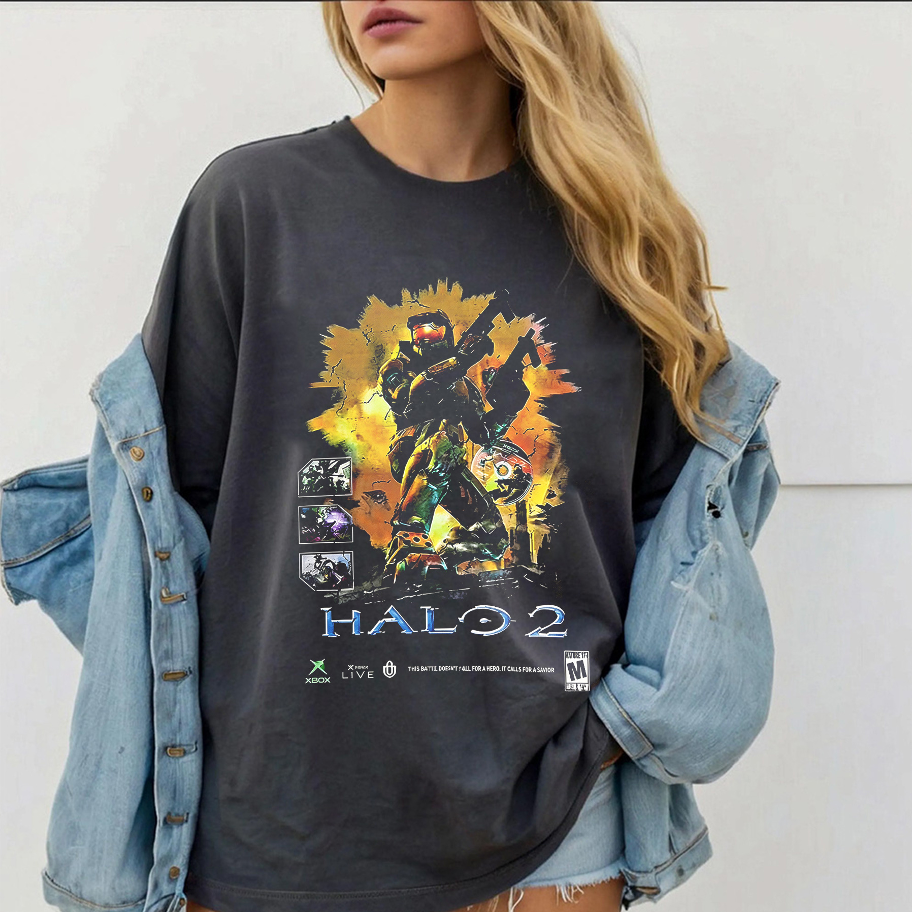 Halo 2 game Oversized T-shirt/Crewneck/Hoodie