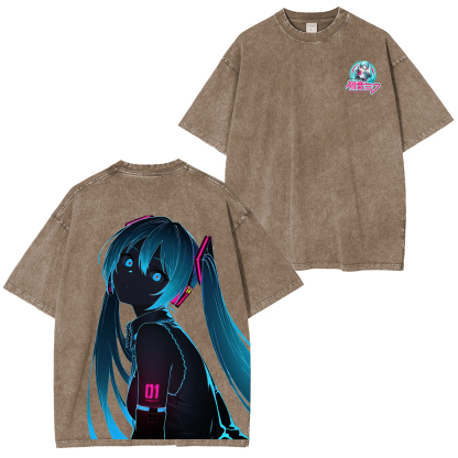 Hatsune Miku Vintage Style Oversize T-Shirt
