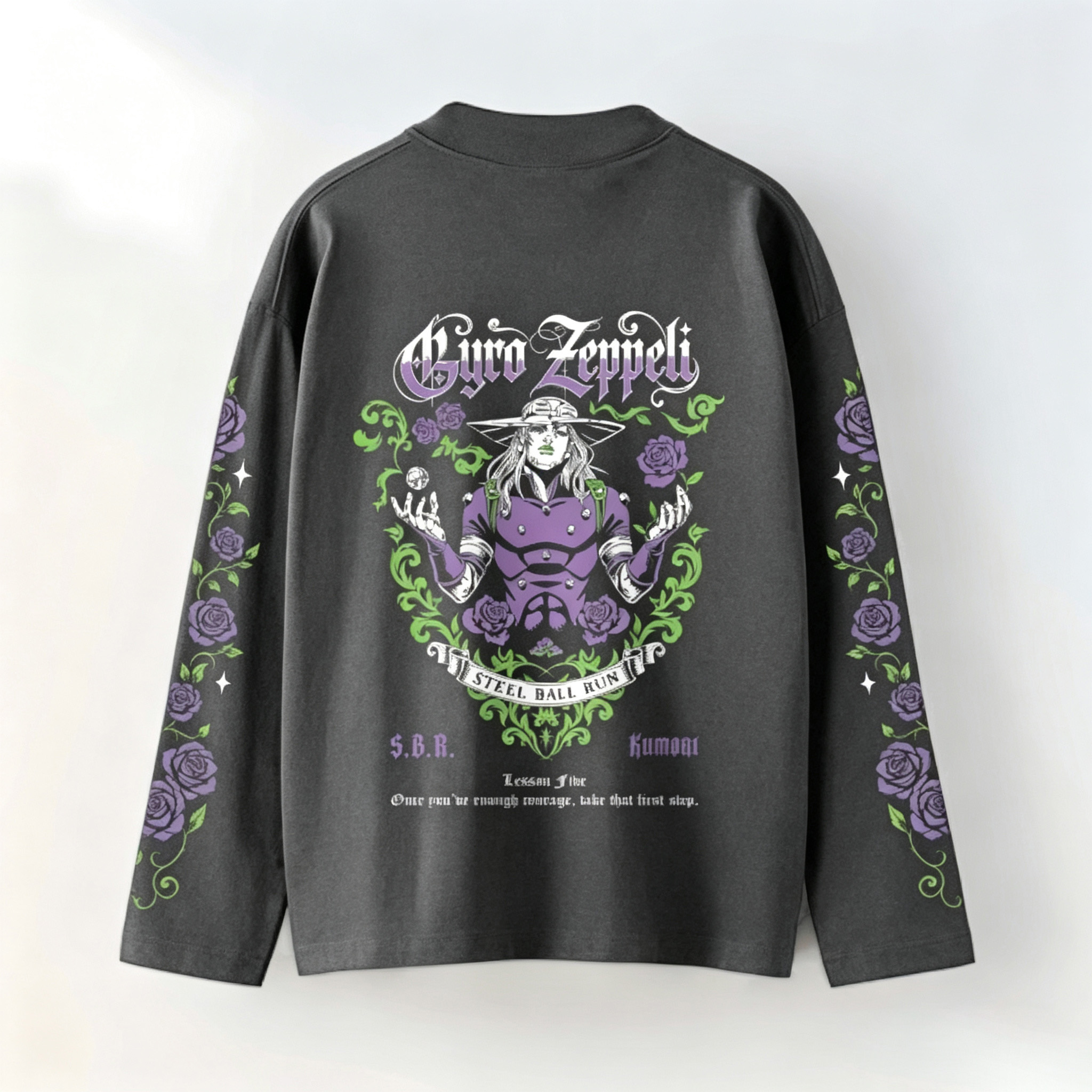 JoJo Steel Ball Run Gyro Long-Sleeve Crewneck