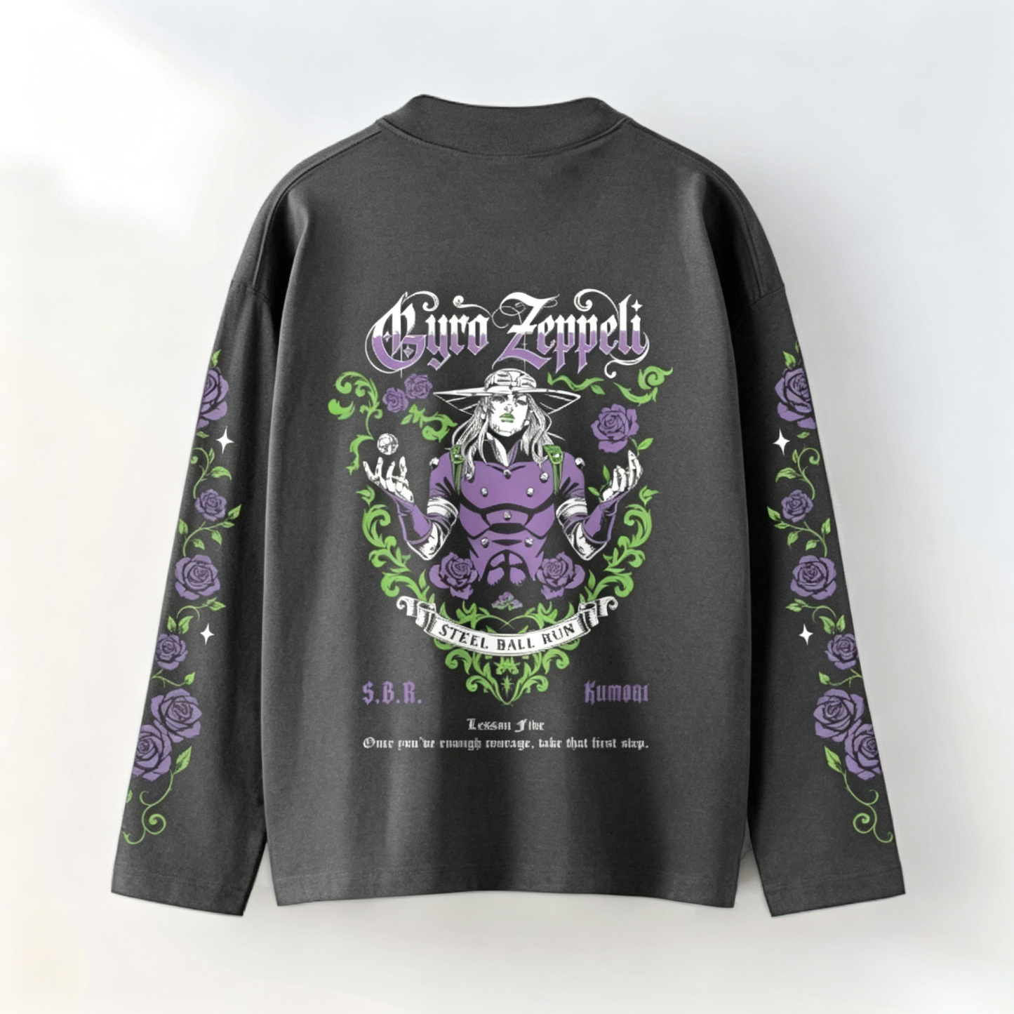 JoJo Steel Ball Run Gyro Long-Sleeve Crewneck