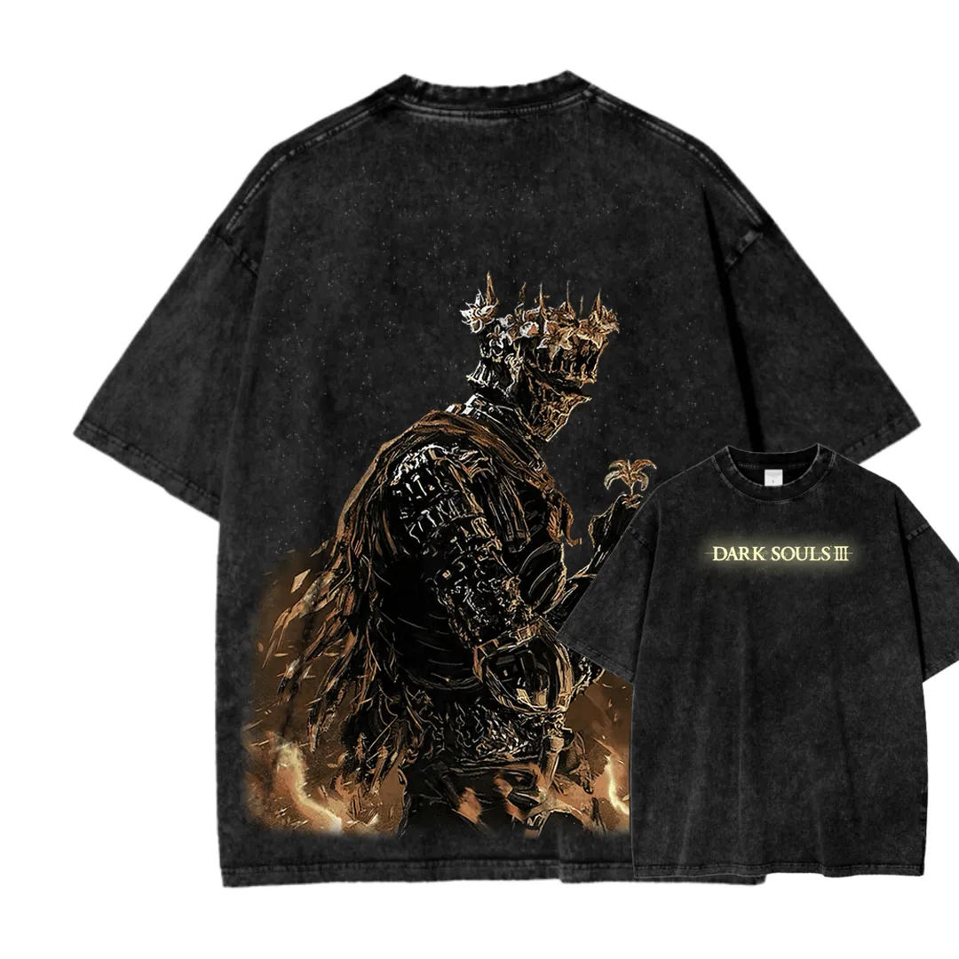 DARK SOULS Unisex Fit Washed T-Shirt 2502006211