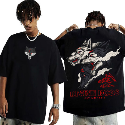 Divine Dogs Jujutsu Kaisen Oversized T-shirt/Crewneck/Hoodie