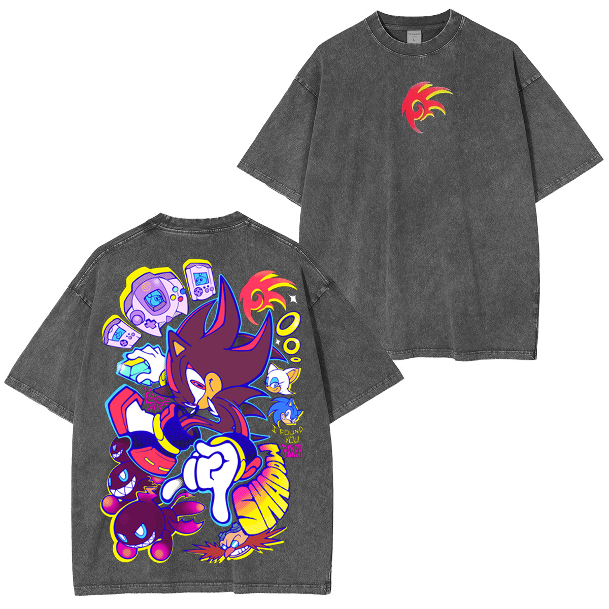 Shadow the Hedgehog Vintage Washed T-shirt/Crewneck/Hoodie