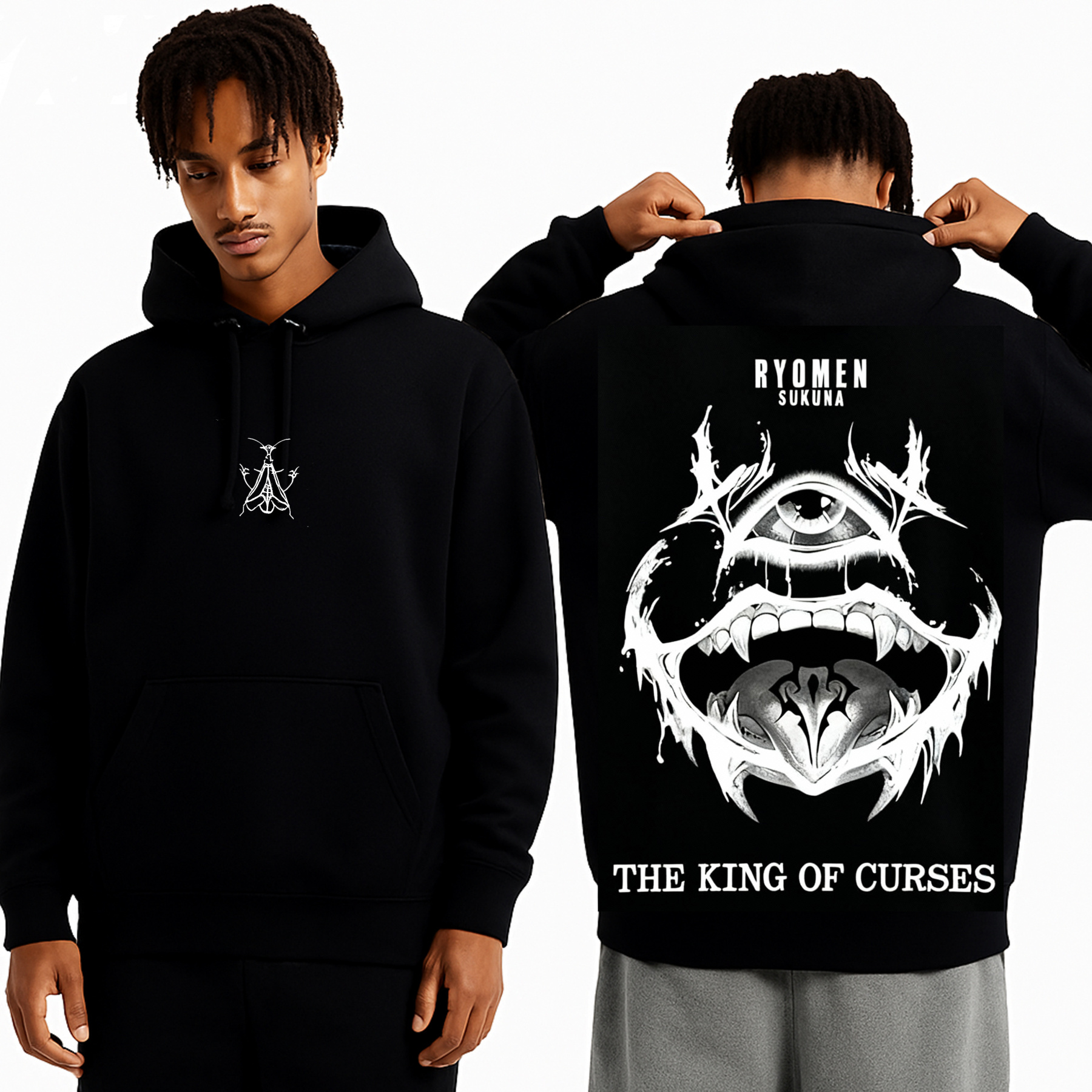 Jujutsu kaisen : Ryomen Sukuna Double Vintage Washed T-shirt/Crewneck/Hoodie