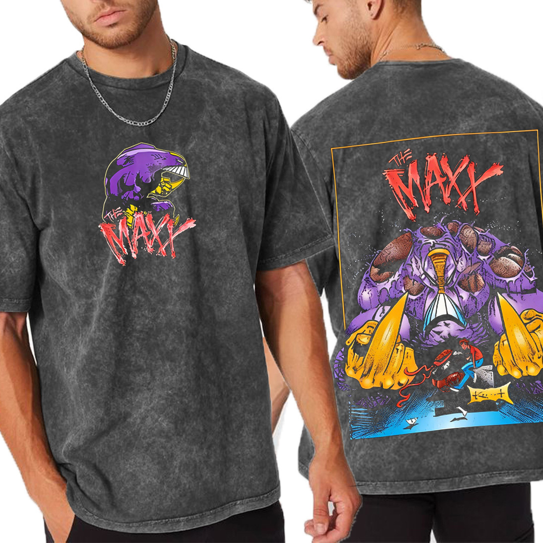 Vintage 90s The Maxx Comic Vintage Unisex  Washed T-Shirt