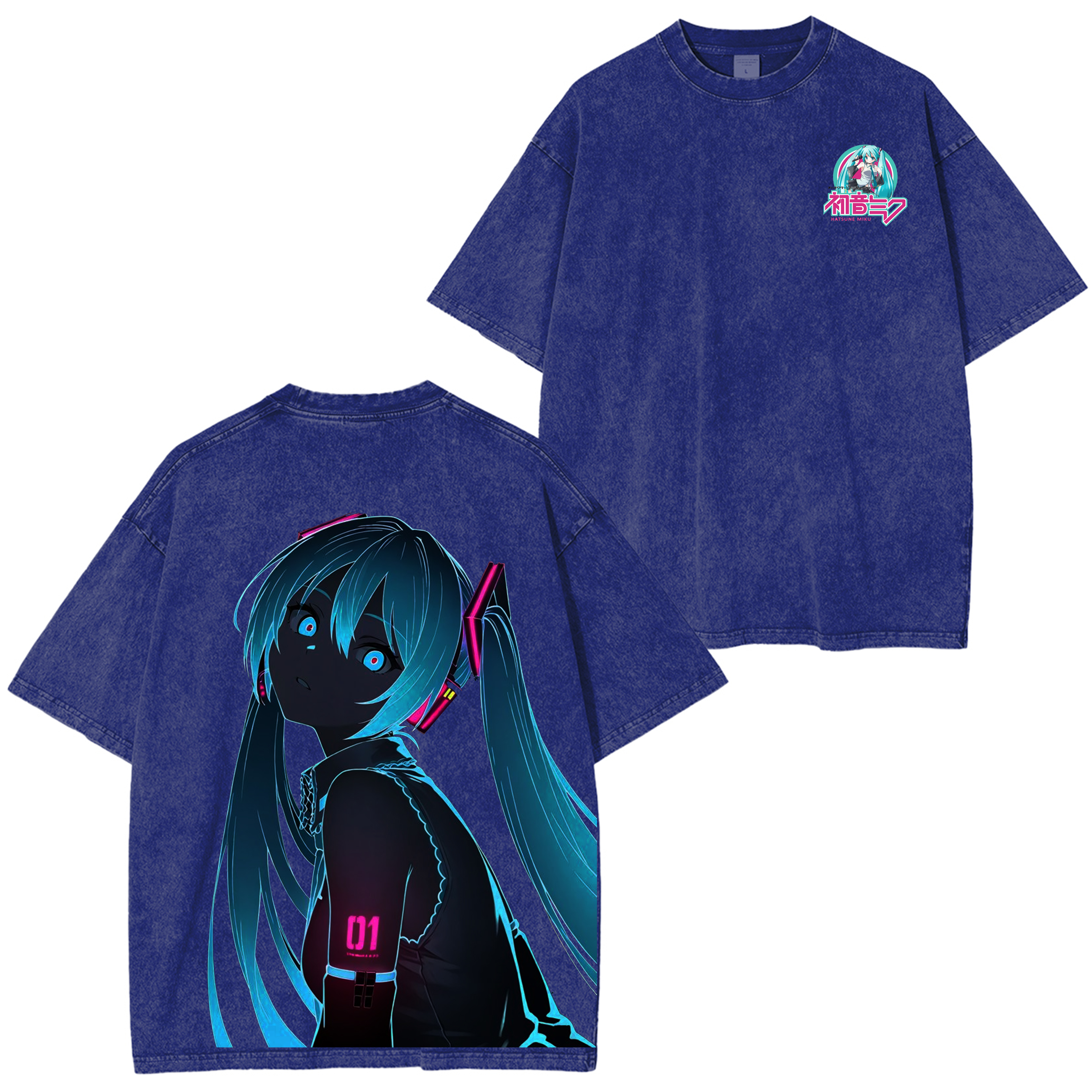 Hatsune Miku Vintage Style Oversize T-Shirt