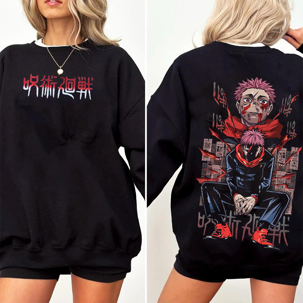 Yuuji Itadori Jujutsu Kaisen Oversized T-shirt/Crewneck/Hoodie
