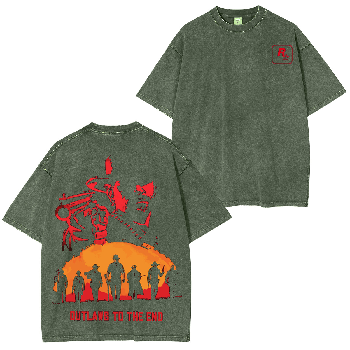 Red Dead Redemption 2 Washed T-shirt/Crewneck/Hoodie