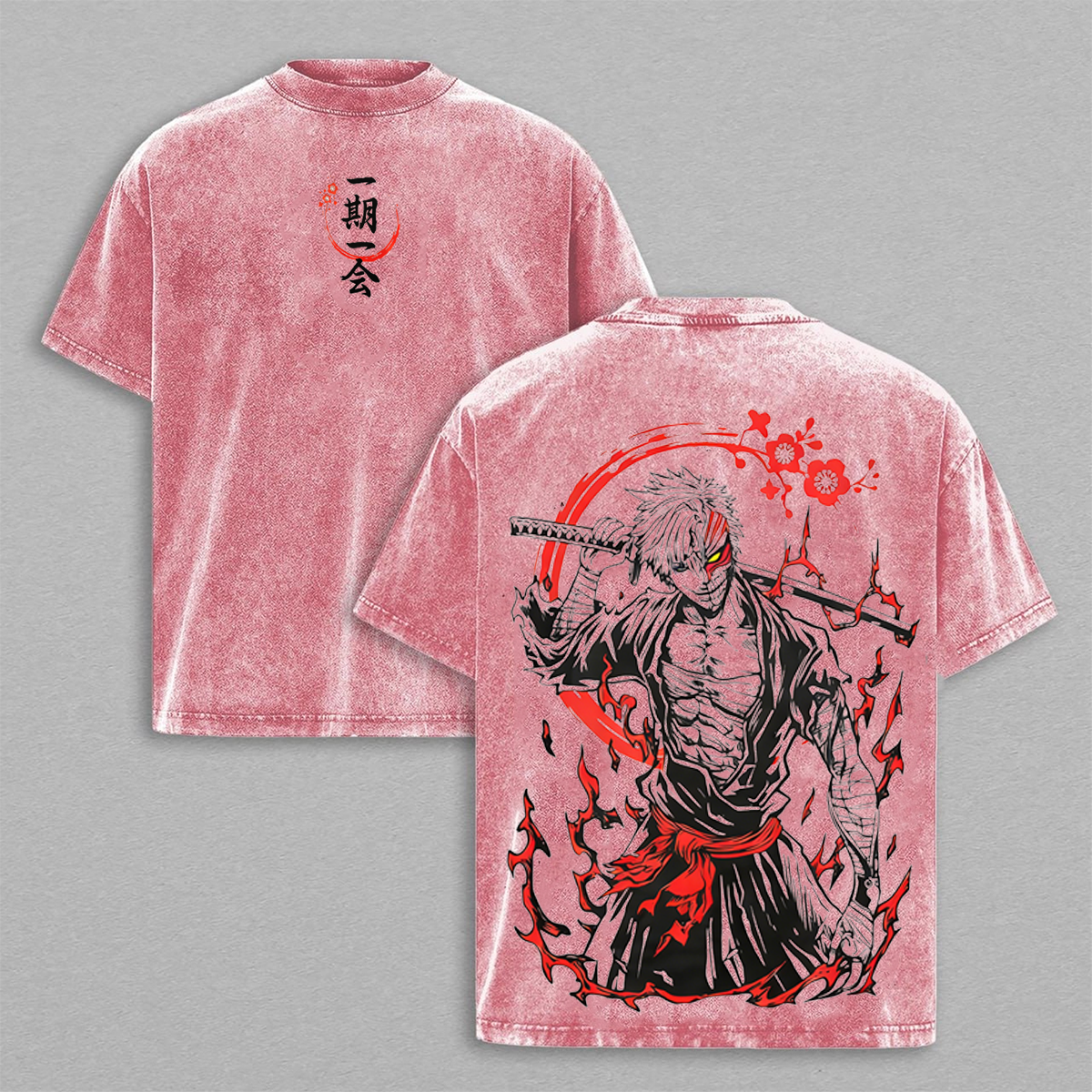 BLEACH Ichigo Kurosaki Bankai  Washed T-shirt/Crewneck/Hoodie