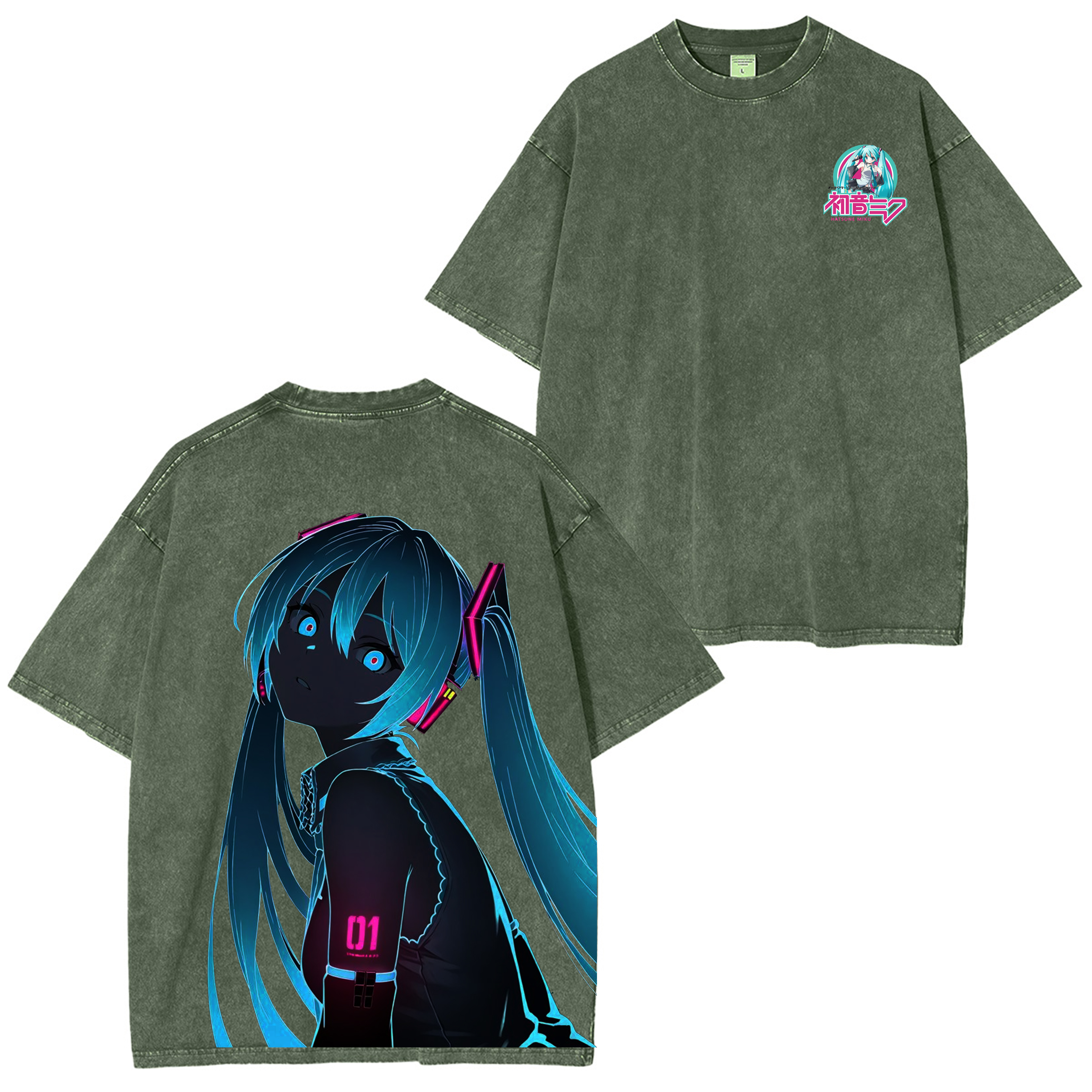 Hatsune Miku Vintage Style Oversize T-Shirt