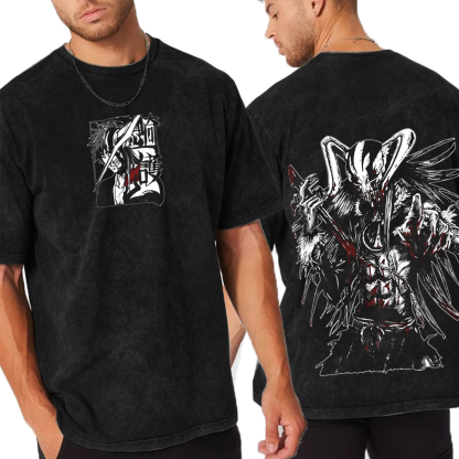Bleach Ichigo Kurosaki Anime Washed T-shirt/Crewneck/Hoodie