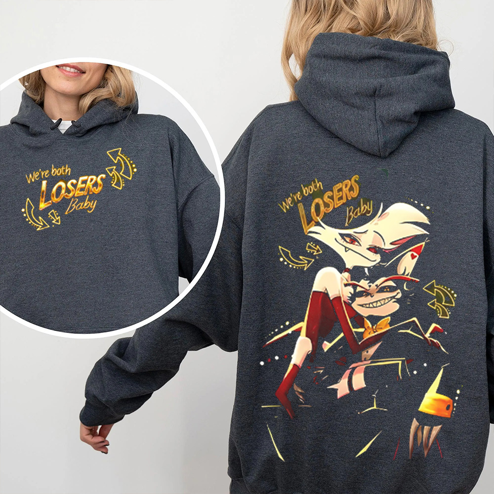 Angel Dust and Husk Hazbin Hotel Season 2 Oversized T-shirt/Crewneck/Hoodie