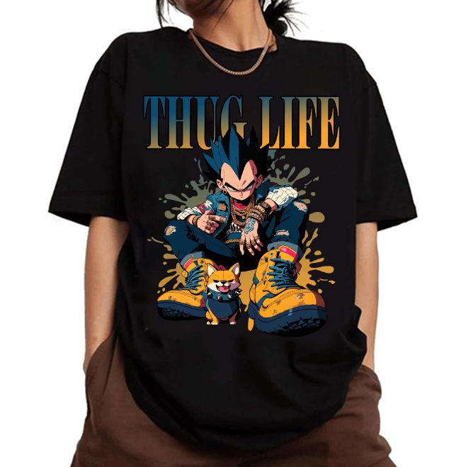 Vegeta Thuglife Shirt