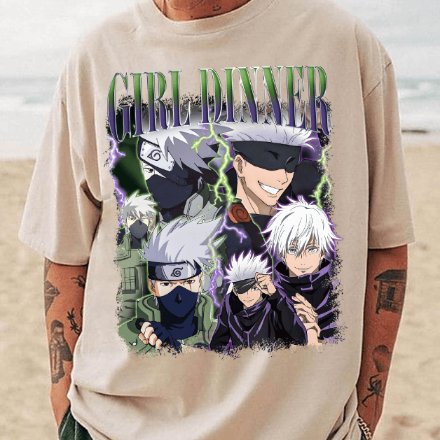 Girl dinner Kakashi Gojo Shirt