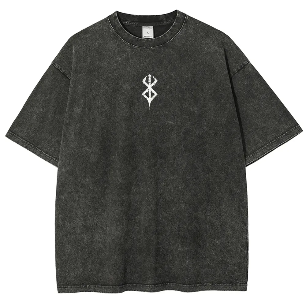 Berserk Streetwear Unisex Fit Washed T-Shirt