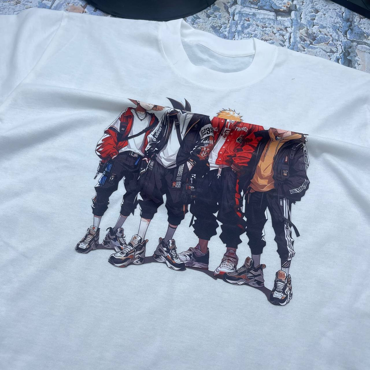 Luffy Goku Ichigo Naruto without Thuglife Shirt