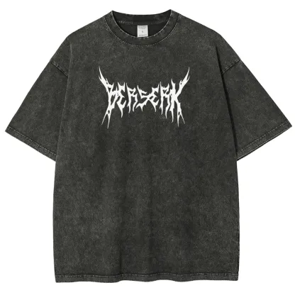 BERSERK Unisex Fit Washed T-Shirt 2502002356