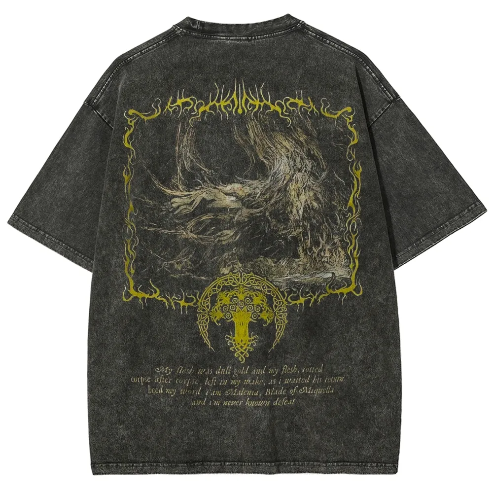 Elden Ring Elden Ring Unisex Fit Washed T-Shirt 2502008125